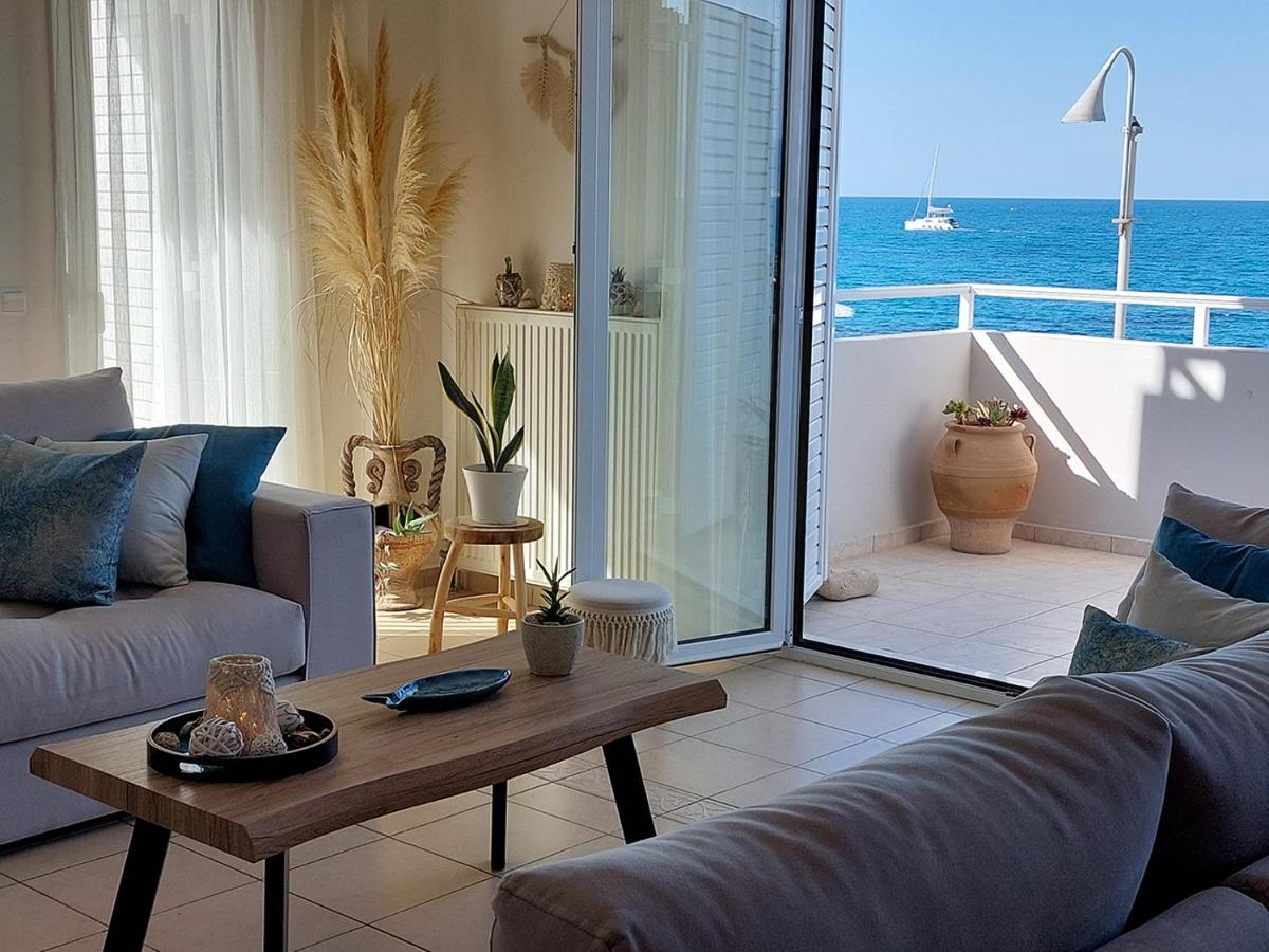 Amazing Beachfront Apartment In Hersonissos Esterno foto