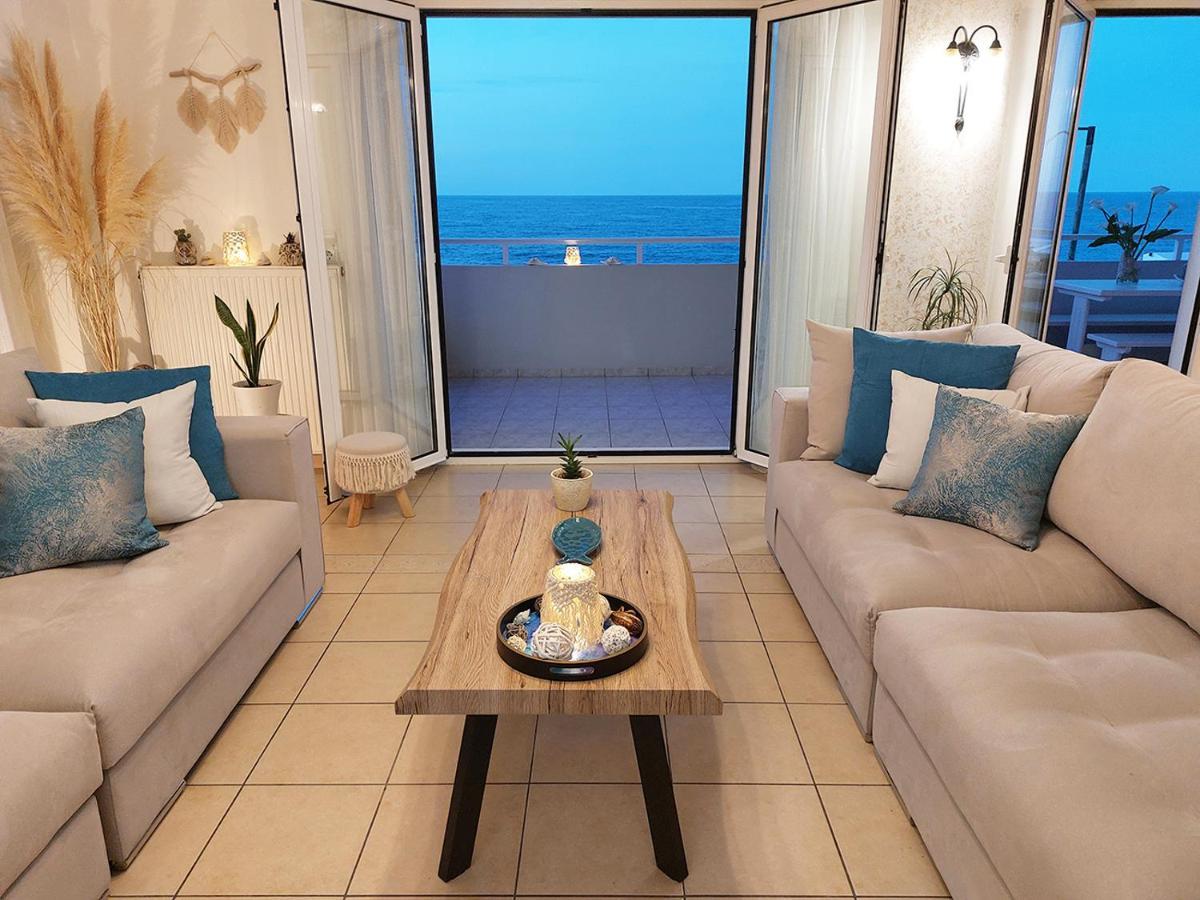 Amazing Beachfront Apartment In Hersonissos Esterno foto
